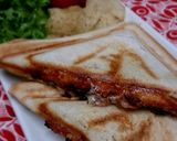 思い出の味!ベーコンチーズのホットサンド作り方8写真