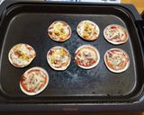 ぎょうざの皮でパリッとなんちゃってピザ作り方2写真