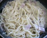 超お手軽♪和風カルボナーラ作り方6写真