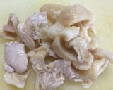 鶏皮で一品♫簡単ヘルシーなねぎ皮ポン酢作り方2写真