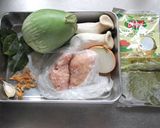 青なすのはさみ揚げ・グリーンカレーソース作り方1写真