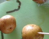 麦酒と焼きジャガ作り方1写真