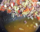 粗挽き肉とセロリのパスタ作り方9写真