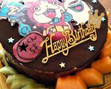 妖怪ウオッチ☆チョコレートキャラケーキ作り方7写真