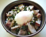 鮪のレアステーキ丼✿温卵添え作り方6写真