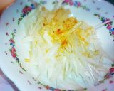 簡単❤新玉ねぎのごま油酢醤油かけ作り方3写真