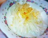 簡単❤新玉ねぎのごま油酢醤油かけ作り方3写真