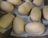 お月見にカボチャ餡入り里芋饅頭で食物繊維作り方12写真
