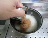 うま!♪イカの塩辛とキノコの炊き込みご飯作り方3写真