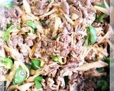 簡単♪ピーマンとごぼうの牛丼作り方8写真