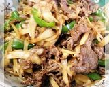 簡単♪ピーマンとごぼうの牛丼作り方9写真