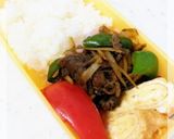 簡単♪ピーマンとごぼうの牛丼作り方11写真