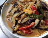 油0- なすと豚肉の辛味噌あえ作り方7写真