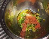 たらことアボカドの豆乳冷製パスタ作り方2写真