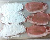 簡単豚しょうが焼き肉のミラノ風カツレツ作り方3写真