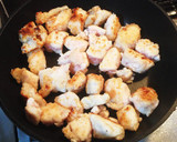 さつまいもと鶏肉炒め作り方5写真