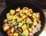 さつまいもと鶏肉炒め作り方8写真