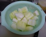 冬瓜とセロリとシーフードの中華煮作り方1写真