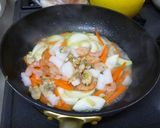 冬瓜とセロリとシーフードの中華煮作り方3写真