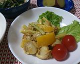 ホタテとブロッコリーのカレーマヨ炒め作り方5写真