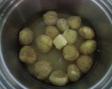 秋の味覚!　栗　バナナのハチミツ煮♥作り方2写真