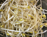 豆もやしの黒ごま和え作り方1写真