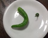 ちくわ入りしし唐の炒め物作り方1写真