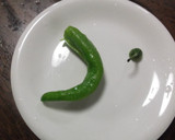 ちくわ入りしし唐の炒め物作り方1写真