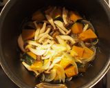 ●かぼちゃとしめじの豆乳味噌スープ●作り方2写真