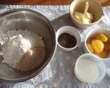 香ばしほうじ茶と栗で和風スコーン作り方1写真