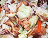 キャベツと舞茸の油揚げ入り煮浸し作り方4写真
