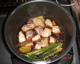 かつおの角煮？？（端のほうで・・）作り方2写真