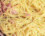 ランチに…全卵で簡単カルボナーラ♡作り方4写真