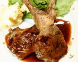骨付きラム肉のソテー作り方7写真
