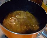 鶏モモ肉のスープ、中華風。作り方6写真