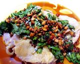 鶏モモ肉のスープ、中華風。作り方10写真
