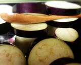 茄子のはさみ揚げ＊甘酢あんかけ&カレー塩作り方1写真