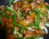 ★彡 かぼちゃのニンニク醤油パスタ ★彡作り方4写真