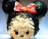ツムツムキャラ弁☆第5段 ミニー作り方6写真