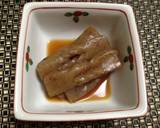 「調理のたれ」で手綱こんにゃくの煮物作り方6写真