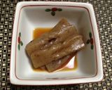 「調理のたれ」で手綱こんにゃくの煮物作り方6写真