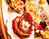 似顔絵ケーキ作り方6写真