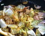 簡単☆豚とキャベツのコクうま丼作り方4写真