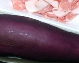 調味料2つ☆簡単☆茄子と豚肉の味噌炒め作り方1写真