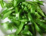 四角豆のピリ辛マヨネーズソテー簡単作り方3写真
