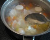 炒めて根菜♥♡すいとん味噌汁作り方4写真