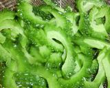 ゴーヤと豆腐のなめらか卵とじ作り方2写真