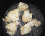 ぽん酢を使った鶏の辛子揚げおろし丼作り方3写真