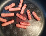 ポークビッツ ピカタ作り方1写真