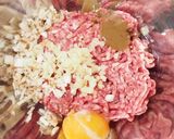 しいたけの肉詰め ごま味噌ソース作り方4写真